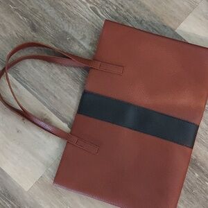 Vince Camuto Tote Bag - brown and black - NWOT